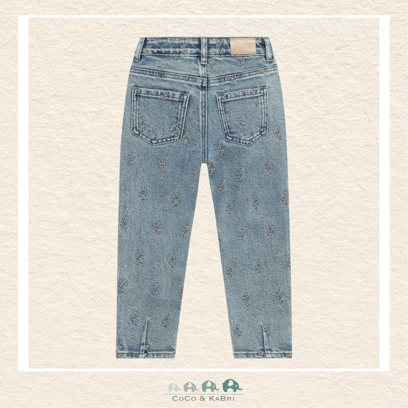 Back view of the Daily7 Mom Fit Denim showing the clean pocket design and the durable, high-quality denim construction