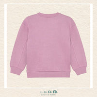 Daily7 Girls' Organic Cotton Studded Sweater in Valerian, CoCo & KaBri Children's Boutique, Brooks Alberta Canada