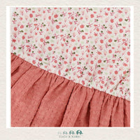 🇨🇦 Deux Par Deux Bi - material Dress - Strawberries, CoCo & KaBri Children's Boutique