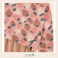 Deux Par Deux Bi-Material Dress (Strawberry), CoCo & KaBri Children's Boutique, Brooks Alberta Canada