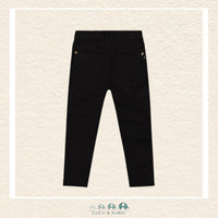 🇨🇦 Deux Par Deux Black Twill Pant, CoCo & KaBri Children's Boutique