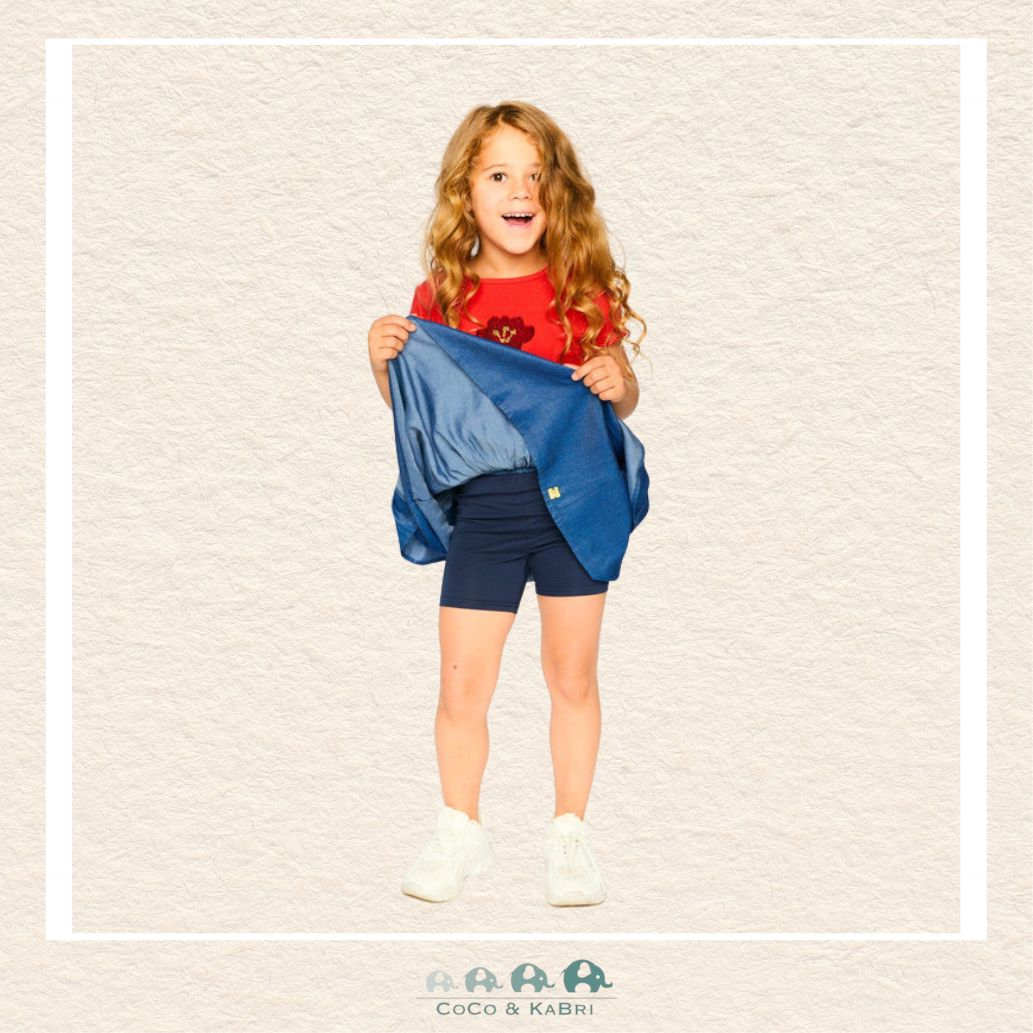 Deux Par Deux: Blue Chambray Skort, CoCo & KaBri Children's Boutique