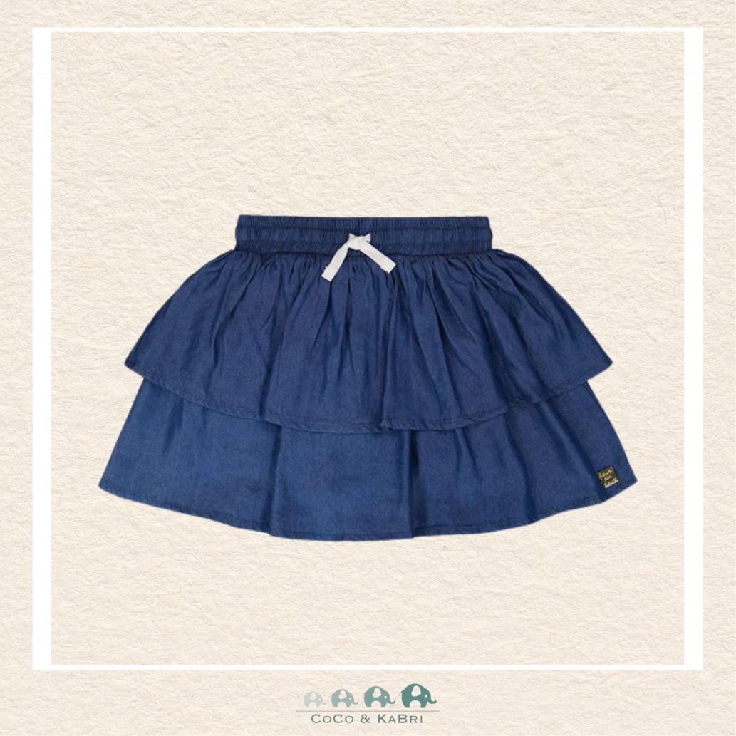 Deux Par Deux: Blue Chambray Skort, CoCo & KaBri Children's Boutique
