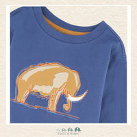 🇨🇦Deux Par Deux Blue Mammoth Tshirt, CoCo & KaBri Children's Boutique