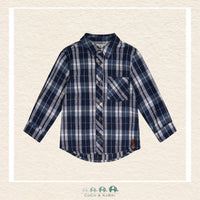 Deux Par Deux: Blue Plaid Shirt, CoCo & KaBri Children's Boutique, Brooks Alberta Canada