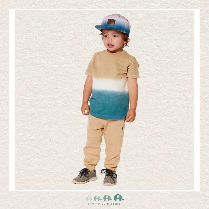🇨🇦 Deux Par Deux Boys Short Sleeve T-Shirt Printed Gradient Sand, CoCo & KaBri Children's Boutique
