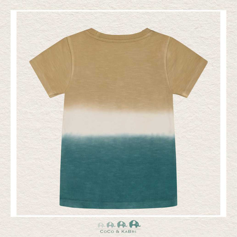 🇨🇦 Deux Par Deux Boys Short Sleeve T-Shirt Printed Gradient Sand, CoCo & KaBri Children's Boutique