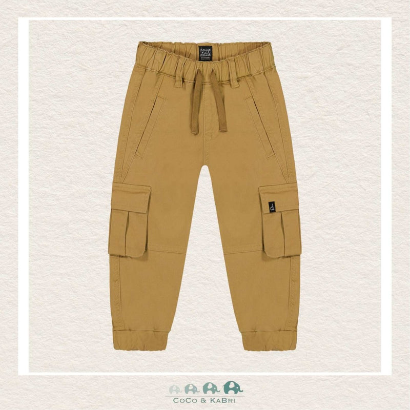 🇨🇦 Deux Par Deux: Boys Stretch Twill Jogger Pants With Cargo Pockets, CoCo & KaBri Children's Boutique