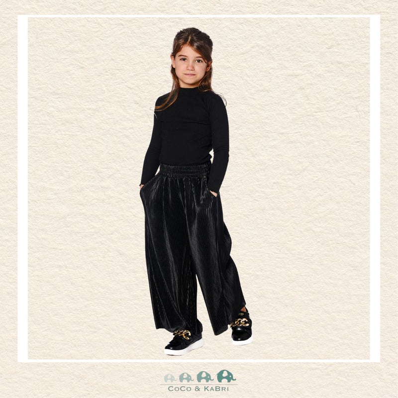 🇨🇦 Deux Par Deux Brushed Rib Mock Neck Top - Black, CoCo & KaBri Children's Boutique