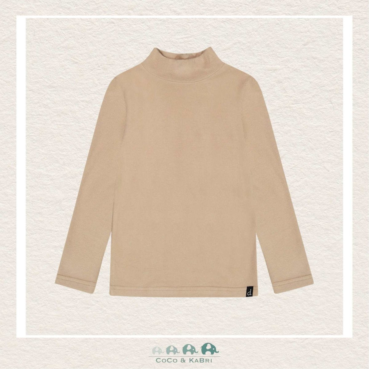 🇨🇦 Deux Par Deux: Brushed Rib Mock Neck Top, CoCo & KaBri Children's Boutique