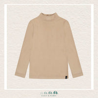 🇨🇦 Deux Par Deux: Brushed Rib Mock Neck Top, CoCo & KaBri Children's Boutique