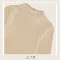 🇨🇦 Deux Par Deux: Brushed Rib Mock Neck Top, CoCo & KaBri Children's Boutique