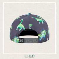 🇨🇦 Deux Par Deux Cap Cap Grey Printed Dinosaurs, CoCo & KaBri Children's Boutique
