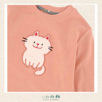 Deux Par Deux - Cat Sweatshirt with Floral Leggings, CoCo & KaBri Children's Boutique, Brooks Alberta Canada