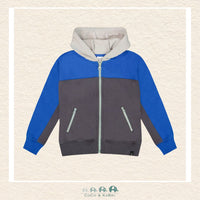 🇨🇦Deux Par Deux Color Blocked Zip Front Fleece Hoodie, CoCo & KaBri Children's Boutique