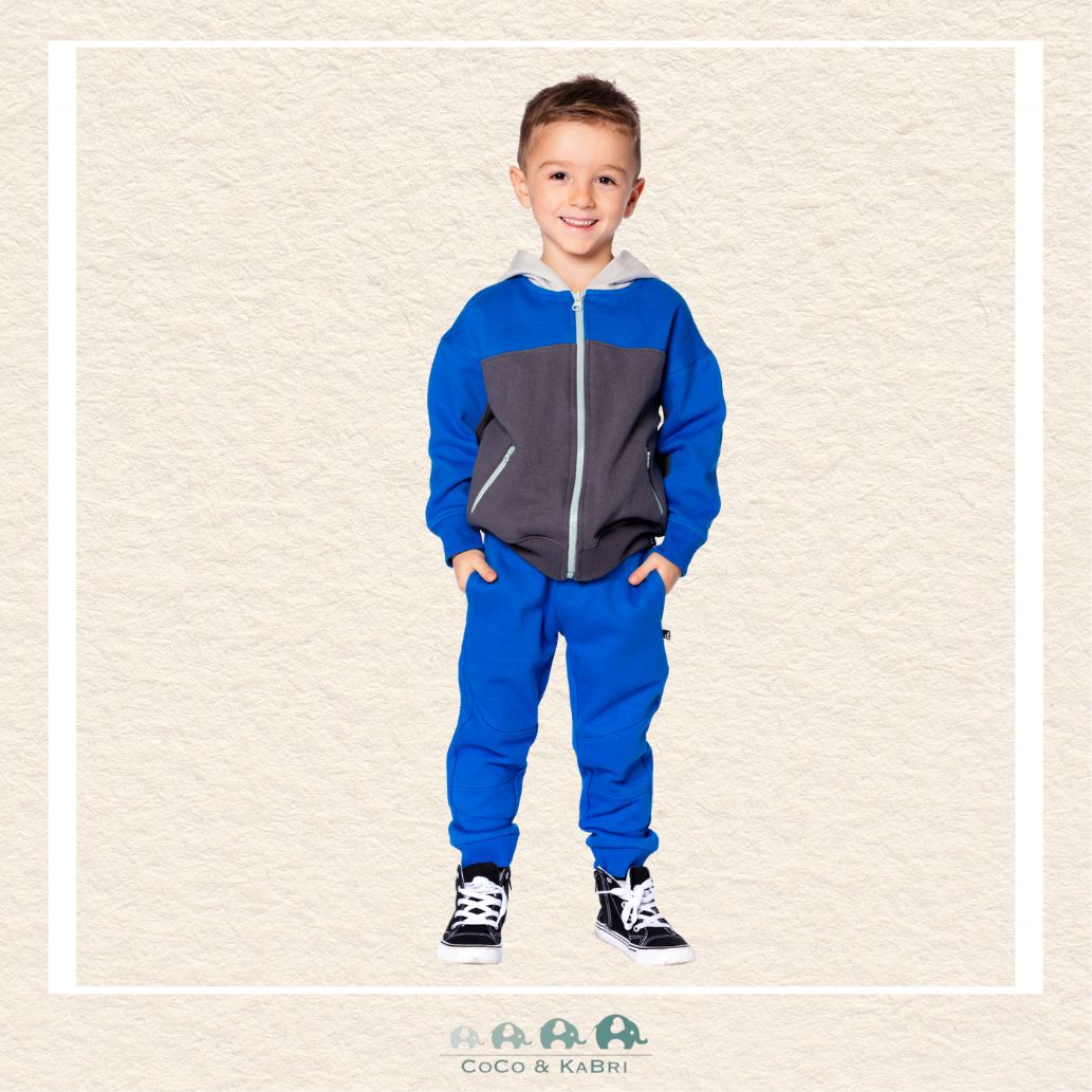 🇨🇦Deux Par Deux Color Blocked Zip Front Fleece Hoodie, CoCo & KaBri Children's Boutique