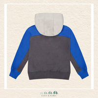 🇨🇦Deux Par Deux Color Blocked Zip Front Fleece Hoodie, CoCo & KaBri Children's Boutique