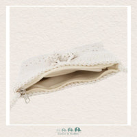 Deux par Deux: Crochet Bag Off - White Knit, CoCo & KaBri Children's Boutique