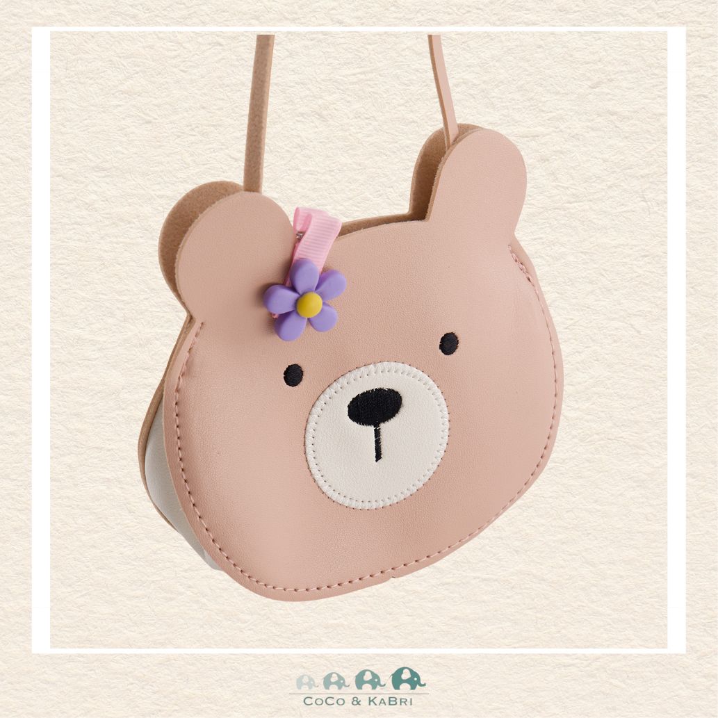 Deux Par 🇨🇦 Deux: Deux Par Deux: Teddy Bear Bag Dusty Pink, CoCo & KaBri Children's Boutique, Brooks Alberta Canada