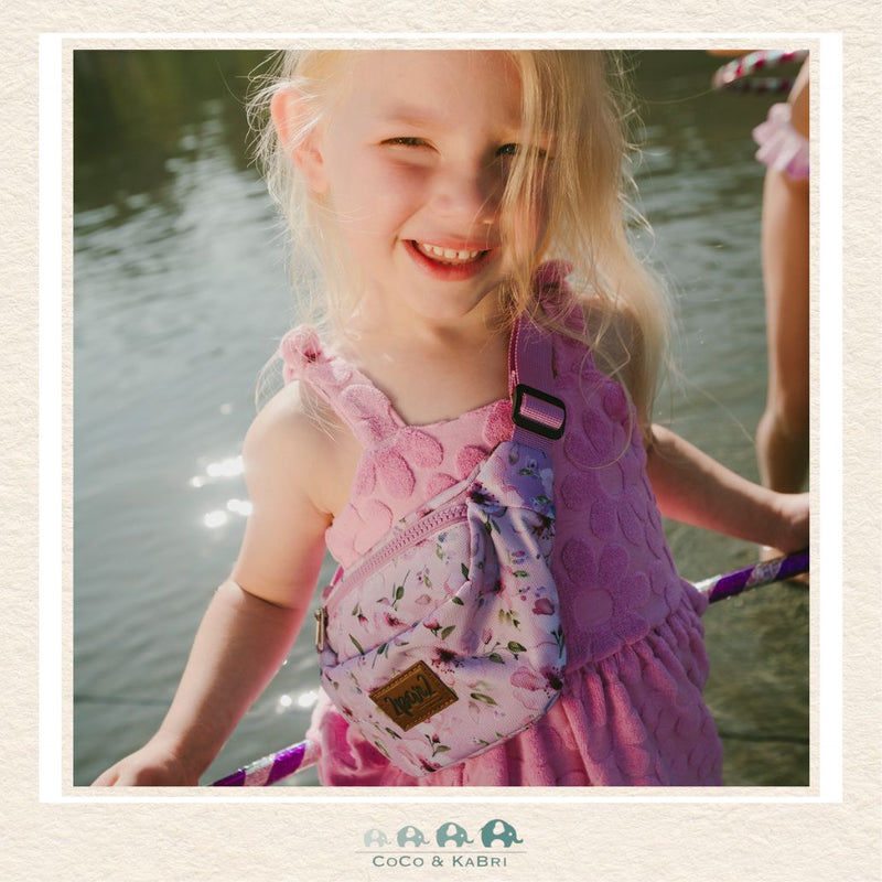 🇨🇦 Deux Par Deux: Fanny Pack Purple Flower Print, CoCo & KaBri Children's Boutique