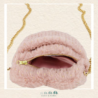 🇨🇦 Deux Par Deux Faux Fur Shoulder Bag - Silver Pink, CoCo & KaBri Children's Boutique
