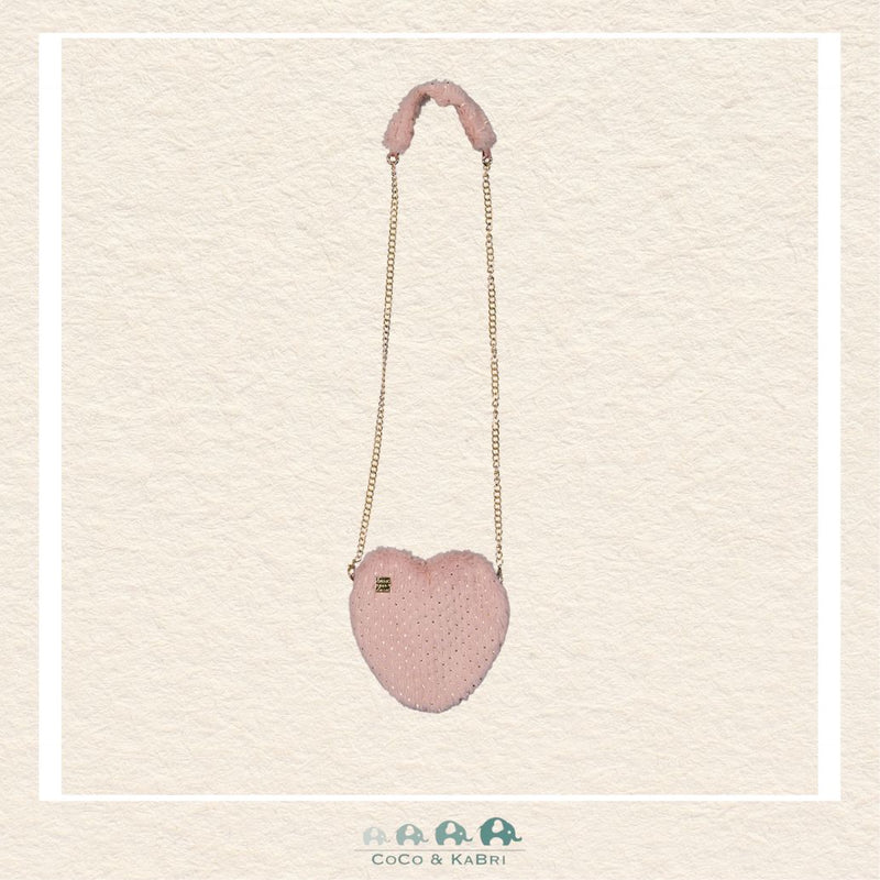 🇨🇦 Deux Par Deux Faux Fur Shoulder Bag - Silver Pink, CoCo & KaBri Children's Boutique