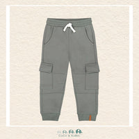 🇨🇦Deux Par Deux Fleece Sweatpants with Side Cargo Pockets - Balsam Green, CoCo & KaBri Children's Boutique