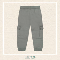 🇨🇦Deux Par Deux Fleece Sweatpants with Side Cargo Pockets - Balsam Green, CoCo & KaBri Children's Boutique