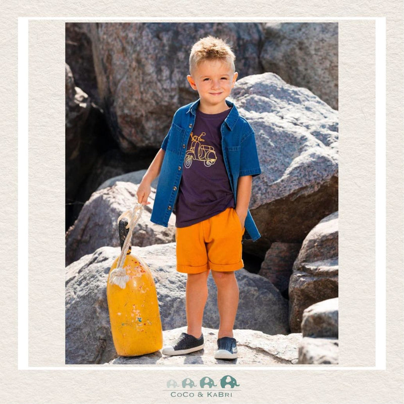 🇨🇦 Deux Par Deux French Terry Short Inca Gold, CoCo & KaBri Children's Boutique