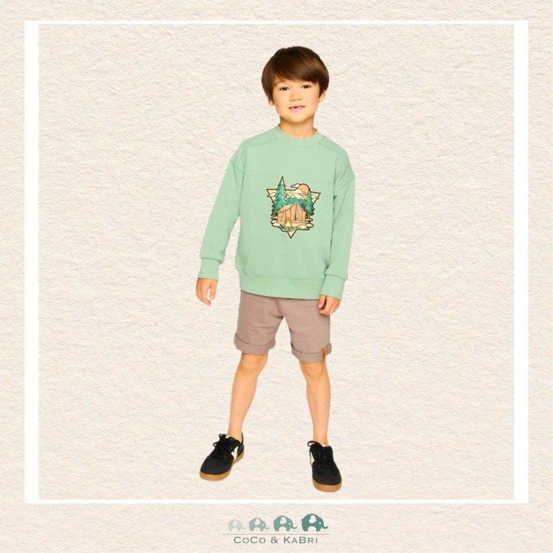 🇨🇦 Deux Par Deux: French Terry Shorts Taupe, CoCo & KaBri Children's Boutique, Brooks Alberta Canada