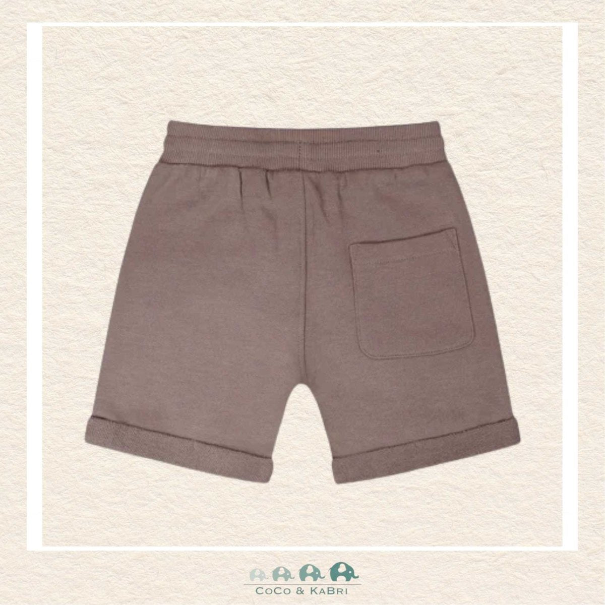 🇨🇦 Deux Par Deux: French Terry Shorts Taupe, CoCo & KaBri Children's Boutique, Brooks Alberta Canada