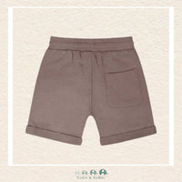 🇨🇦 Deux Par Deux: French Terry Shorts Taupe, CoCo & KaBri Children's Boutique, Brooks Alberta Canada