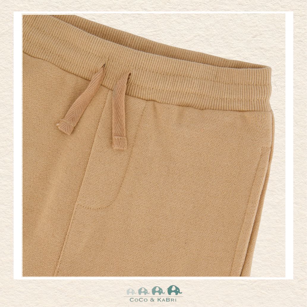 🇨🇦 Deux Par Deux: French Terry Sweatpants Beige, CoCo & KaBri Children's Boutique, Brooks Alberta Canada