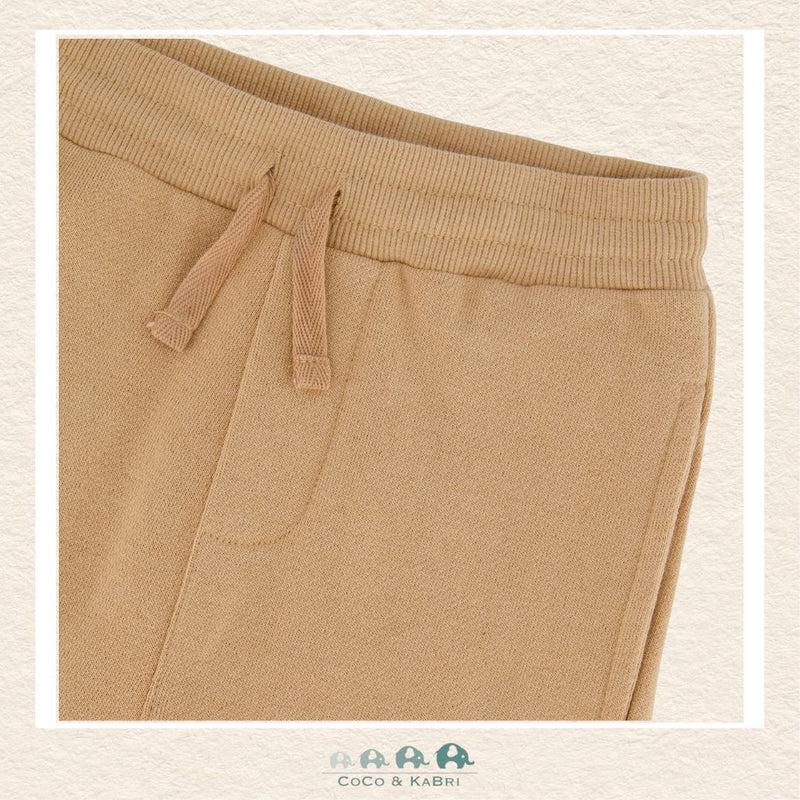 🇨🇦 Deux Par Deux: French Terry Sweatpants Beige, CoCo & KaBri Children's Boutique, Brooks Alberta Canada