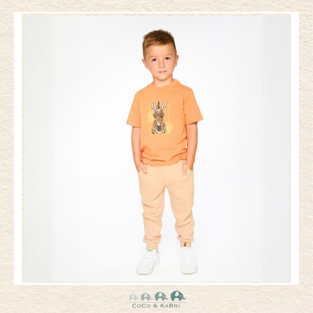 🇨🇦 Deux Par Deux: French Terry Sweatpants Beige, CoCo & KaBri Children's Boutique, Brooks Alberta Canada