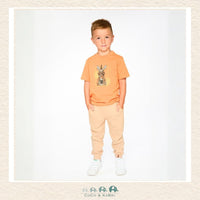 🇨🇦 Deux Par Deux: French Terry Sweatpants Beige, CoCo & KaBri Children's Boutique, Brooks Alberta Canada