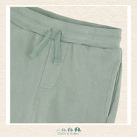 🇨🇦 Deux Par Deux: French Terry Sweatpants Mint Green, CoCo & KaBri Children's Boutique, Brooks Alberta Canada