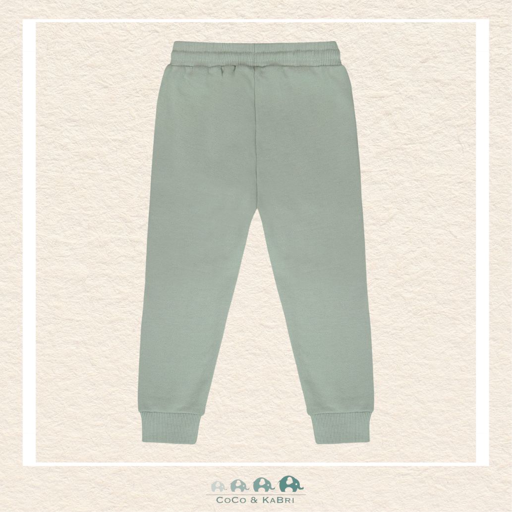 🇨🇦 Deux Par Deux: French Terry Sweatpants Mint Green, CoCo & KaBri Children's Boutique, Brooks Alberta Canada
