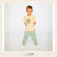 🇨🇦 Deux Par Deux: French Terry Sweatpants Mint Green, CoCo & KaBri Children's Boutique, Brooks Alberta Canada