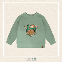 🇨🇦 Deux Par Deux: French Terry Sweatshirt Pale Green, CoCo & KaBri Children's Boutique