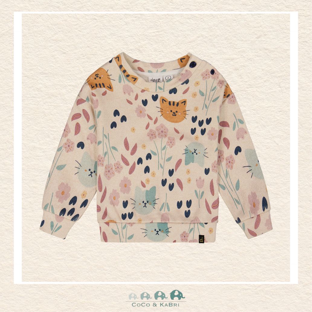 🇨🇦 Deux Par Deux French Terry Sweatshirt, CoCo & KaBri Children's Boutique