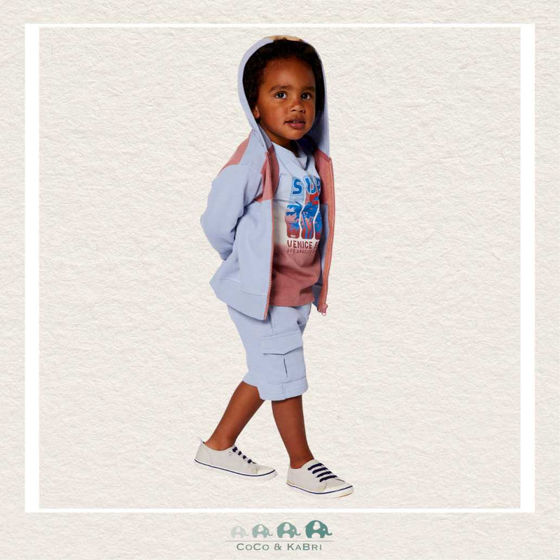 🇨🇦 Deux Par Deux French Terry Zip Up Hoodie, CoCo & KaBri Children's Boutique