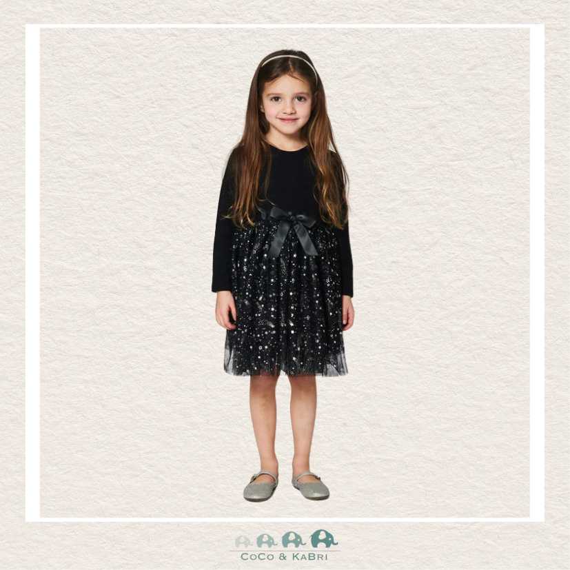🇨🇦 Deux Par Deux Girls Dress: Glittering Tulle Skirt, CoCo & KaBri Children's Boutique
