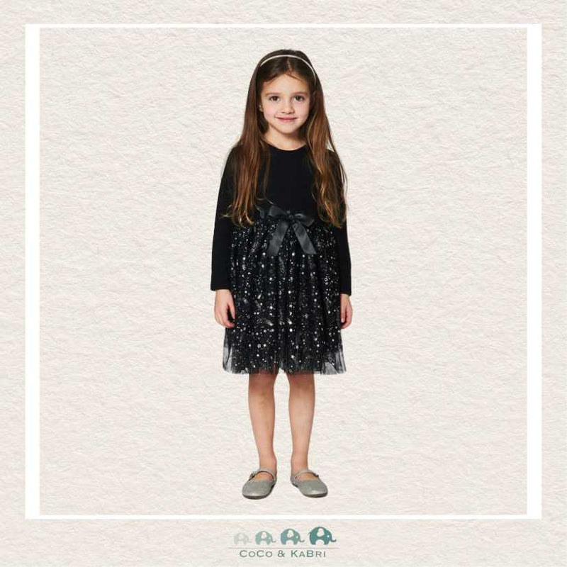 🇨🇦 Deux Par Deux Girls Dress: Glittering Tulle Skirt, CoCo & KaBri Children's Boutique