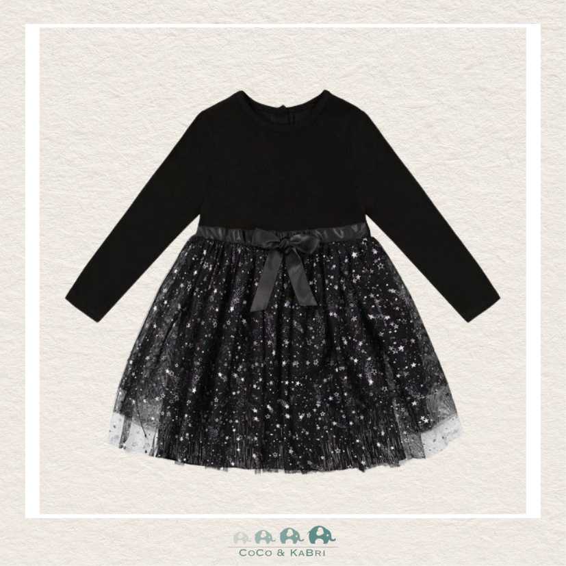 🇨🇦 Deux Par Deux Girls Dress: Glittering Tulle Skirt, CoCo & KaBri Children's Boutique