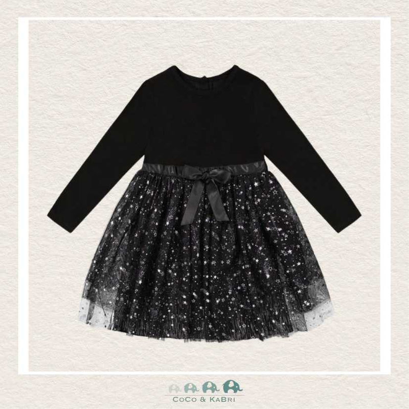 🇨🇦 Deux Par Deux Girls Dress: Glittering Tulle Skirt, CoCo & KaBri Children's Boutique
