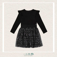 🇨🇦 Deux Par Deux Girls Dress: Glittering Tulle Skirt, CoCo & KaBri Children's Boutique