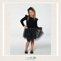 🇨🇦 Deux Par Deux Girls Dress: Glittering Tulle Skirt, CoCo & KaBri Children's Boutique