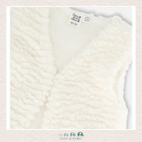 🇨🇦 Deux Par Deux Girls Faux Fur Vest Off White, CoCo & KaBri Children's Boutique