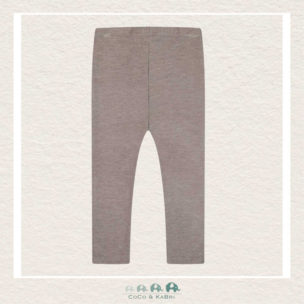 🇨🇦 Deux Par Deux: Girls Rib Leggings Grey, CoCo & KaBri Children's Boutique